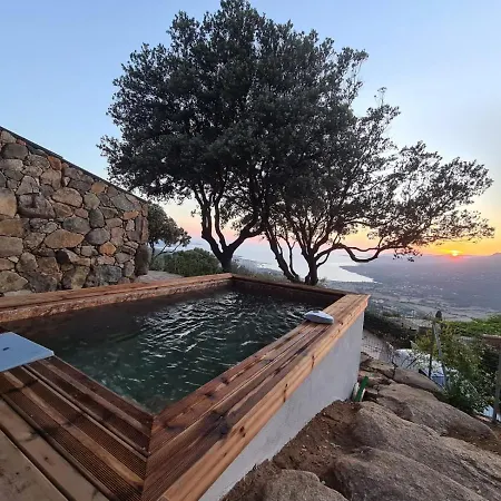 A Vigna - Caseddu Petru Ghjaseppu Vue Et Piscine Villa Viggianello